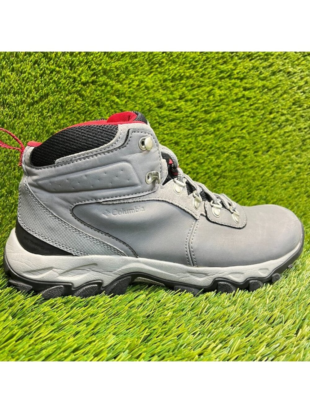 Columbia Newton Ridge Plus II Mens Size 10 Gray Outdoor Waterproof Hiking Boots